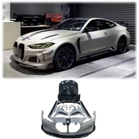 Nouveau kit carrosserie large en fibre de carbone sèche style IMP pour BMW M3 G80 M4 G82 2021+ Pare-chocs avant/arrière Capot Aile