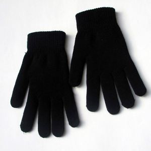 Gants d'hiver épais et chauds en <span class=keywords><strong>peluche</strong></span> unie, couleur unie, vente en gros YJ018, gants de qualité à prix abordable - Product Image 1