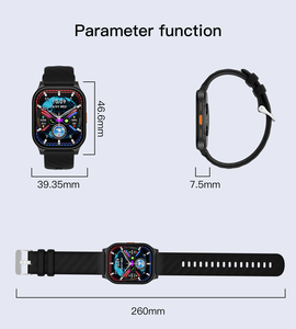 Montre connectée ultra-fine 7,<span class=keywords><strong>5</strong></span> mm avec appels Bluetooth, 123 modes sportifs, écran AMOLED 2,04 pouces, batterie 260 mAh, étanchéité IP67, idéale pour le sport et les affaires - Vente en gros usine - Product Image 5