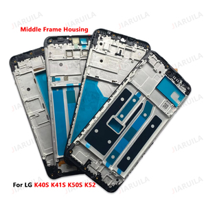 Мобильный телефон средняя рамка Корпус для <span class=keywords><strong>LG</strong></span> K40S K41S K50S K52 средняя рамка Корпус Запасные части запасные части - Product Image 1