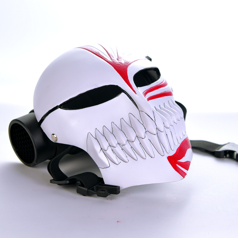 Máscara Kurosaki Ichigo De Anime | Cosplay De PVC De 30 X 25 X 14 Cm | Accesorio Para Halloween Y Fiestas De Disfraces | Regalo Para Fans De Bleach