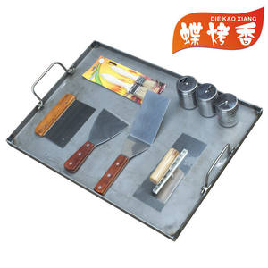 กระทะเทปปันยากิรูปผีเสื้อ หนา 3.5 มม. รูปทรงสี่เหลี่ยมผืนผ้า พกพาสะดวก ทนทาน ล้างมือเท่านั้น กระทะย่างและกระทะปิ้ง - Product Image 3