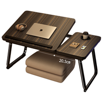 Bureau d'étude informatique moderne et réglable en métal avec plateau en bois, fabriqué au Shandong