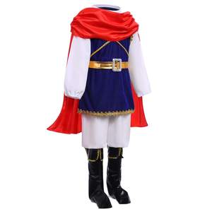 Set Costume da <span class=keywords><strong>Piccolo</strong></span> <span class=keywords><strong>Principe</strong></span> per Bambini, Mantello da Re Reale con Accessori, Abbigliamento per Feste di Halloween e Cosplay TV MINCO - Product Image 3