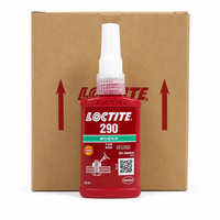 LOCTITE 290 Verde Original, Fijador de Roscas de Alta Resistencia, Adhesivo Anaeróbico para Fijación de Tornillos y Pernos Metálicos