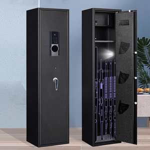 ตู้เก็บปืน XBT Storage Big 5 Gun Safe, ตู้เซฟข้างเตียงแบบไบโอเมตริกซ์, ตู้เก็บปืนและอาวุธแบบล็อคลายนิ้วมือสำหรับปืนยาว XBT-49, ตู้เก็บปืนแบบ Nig - Product Image 6