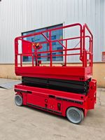 Plateforme de travail élévatrice hydraulique autopropulsée à ciseaux robuste pour la construction