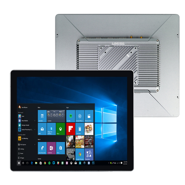 Aluminum Alloy 12 Inch Touch Outdoor PC OEM Celeron J6412 Fanless Panel Industrial Windows Touch Screen Computer