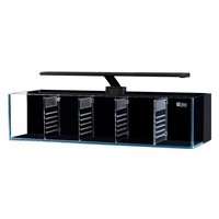Aquarium pour poissons Betta thaïlandais ultra-transparent, plusieurs compartiments, filtration arrière, pas de changement d'eau requis, design compact et écologique