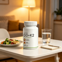 Gélules de Vitamine D3 + K2 avec Huile de Coco Vierge pour le Dropshipping – Complément Alimentaire et Herbal pour la Santé