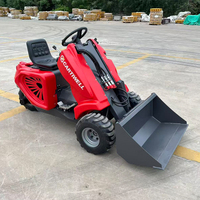 Chargeurs frontaux compacts CE EPA EURO 5 à bas prix, polyvalents, petits chargeurs sur pneus à 3 roues