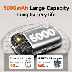 Pemijat lutut elektrik 5000mAh tanpa kabel, pemijat lutut pereda nyeri lutut, pemulihan Arthritis - Product Image 5