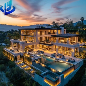 Biệt thự sang trọng kết cấu thép thiết kế hiện đại prefab nhà xây dựng kiến trúc dịch vụ dân cư kết cấu kỹ thuật - Product Image 6