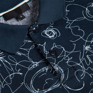 Camiseta Polo de Poliéster y Algodón, Corte Ajustado, Estilo Urbano, Primavera-Verano, para Hombre, Alta Calidad, Precio de Fábrica - Product Image 6