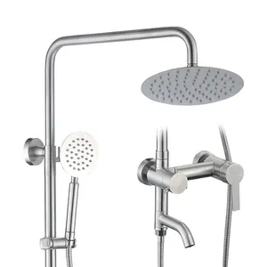 Bathroom Fitting Toilet Rain Shower Sets Muslim Stainless Steel Shower Set