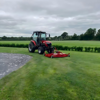 Tracteur agricole compact à cabine 4 roues de 25 à 70 CV, compatible avec les pneus pour rizières
