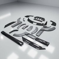 Kit carrosserie Range Rover Sport 2018-2022 en fibre de carbone humide FRP, pièces de tuning automobile, accessoires extérieurs, kit aérodynamique
