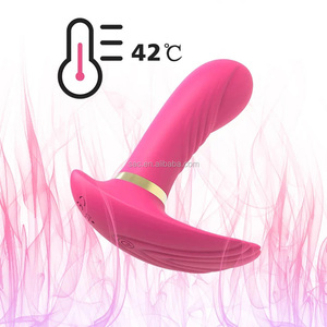 Baru pemanas otomatis pengendali jarak jauh nirkabel wanita dewasa Dildo mainan seks celana dalam Mini dapat dipakai Vibrator untuk stimulasi klitoris - Product Image 4