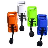 Approvisionnement en stock d'usine 15mm tactique fonctionnel magnétique auto-absorbant Clip crochets à chaussures en plastique et accessoires de sac à cordon