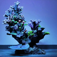 Usine En Gros Grand aquarium décoration personnalisée D'eau Salée Fish Tank Résine corail Récif Rock