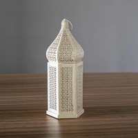 Nouveauté Lanterne marocaine rétro Ramadan Lampe à vent Décoration de la maison Ornements du Ramadan pour les fournitures du Ramadan