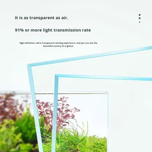 Shandong Aquarium Ecologisch Desktop Ultra-Helder Klein Aquarium Bakje Waterplanten Sierlijke Vissen Schildpad Glas - Product Image 1