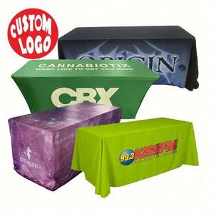 Nappe de couverture de table jetable directe d'usine pour l'événement nappe imprimée de Logo personnalisé Logp personnalisé - Product Image 1