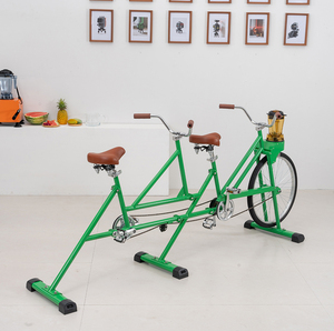 Vélo tandem EXI 2025 avec roue d'équilibre fixe, extracteur <span class=keywords><strong>de</strong></span> jus à vitesse unique, smoothie pour deux personnes - Product Image 6