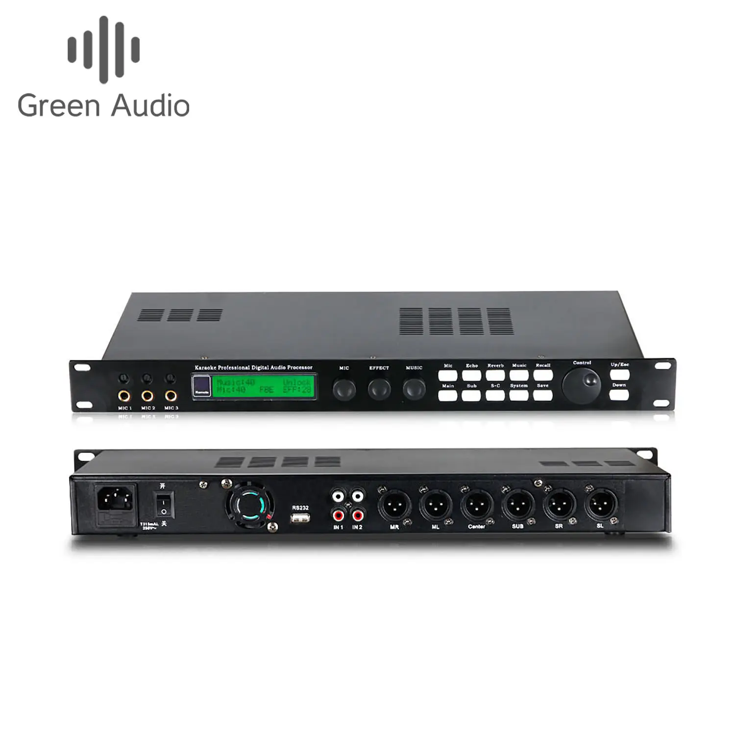GAX-X5 Karaoke ön etkisi KTV profesyonel dijital ses yankı etkisi işlemci X5 DSP ses işlemcisi