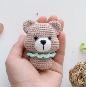 Wholesale <strong>Tiny</strong> Crochet <strong>Toy</strong> 100% Handmade Mini Amigurumi Baby Crochet Stuffed Animals Custom Cotton Crochet Mini <strong>Toys</strong> - Product Image 3