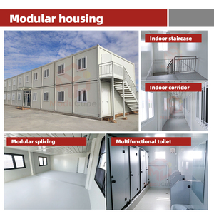 Moducube 20ft Two Story Z Type Container House Casas prefabricadas Sudáfrica Contenedor de oficina plegable <span class=keywords><strong>Casa</strong></span> portátil - Product Image 4