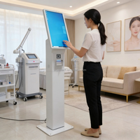 Kiosque en libre-service WUXIN avec lecteur de codes-barres, lecteur de cartes, machine de gestion des files d'attente pour hôpitaux, système de point de vente, kiosque de paiement