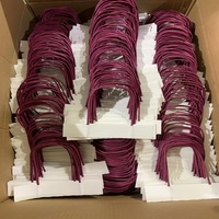 Pegangan Kertas Bulat Ramah Lingkungan yang Dapat Didaur Ulang, Berwarna, Dapat Disesuaikan, dan Sudah Terpasang untuk Perakitan Kemasan Tas Kertas Belanja/Hadiah