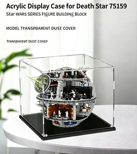Vitrine en acrylique pour le modèle de blocs de construction <span class=keywords><strong>Death</strong></span> <span class=keywords><strong>Star</strong></span> 75159 <span class=keywords><strong>Star</strong></span> <span class=keywords><strong>Wars</strong></span>, couvercle transparent anti-poussière - Product Image 5