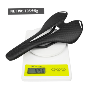 Selle de vélo TOSEEK personnalisée sans logo, entièrement en fibre de carbone, légère, simple, ventilée, pour vélos de route/VTT, pièces de vélo OEM - Product Image 3