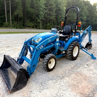 Tracteur LS XJ2025H 2024 avec puissant système de chargeuse-pelleteuse pour l'agriculture professionnelle