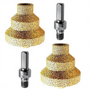 Broca Escalonada de 20, 35 y 50 mm, Broca Cónica de Diamante Tipo Pagoda, Rosca M10, <span class=keywords><strong>para</strong></span> Mármol/Hormigón/Granito/Cuarcita, Escariador Cónico <span class=keywords><strong>Multicapa</strong></span> - Product Image 1