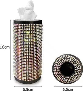 Caja de pañuelos redonda desechable de gran venta para coche, soporte para pañuelos con paquetes de papel de pulpa de madera virgen de 2, 3 y 4 capas, compatible con [modelos/uso]. - Product Image 6