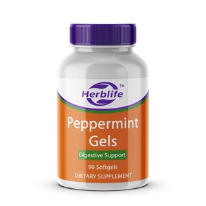 Cápsulas de Menta en Gel Suave para Adultos, Suplementos Herbales, Apoyo Digestivo, 90 Cápsulas, Venta Caliente OEM/ODM - Product Image 1