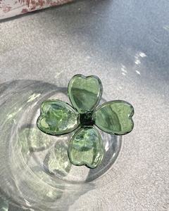 Vaso de Vidrio con Diseño Creativo de Trébol de Cuatro Hojas, Vaso de Jugo de Borosilicato Transparente, Juego de Vasos para Regalo - Product Image 5