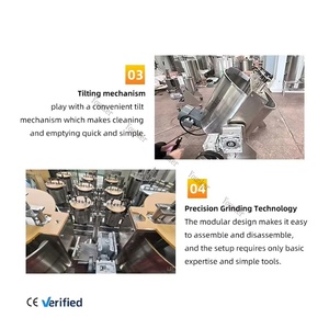 Macchina per Cioccolato Mini con Capacità 2kg-10kg, Temperatrice per Processo del Cacao, Melanger in Pietra <span class=keywords><strong>40</strong></span>-50 Kg, Trituratore per Cioccolato - Product Image 4