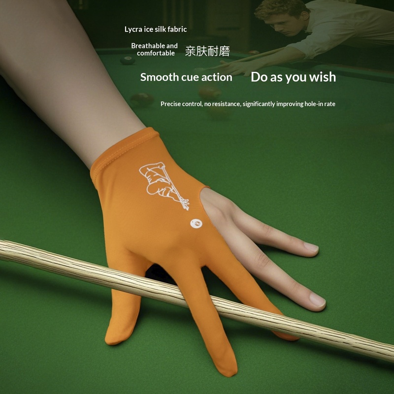 In stock Unisex Billiard Gloves Lycra
