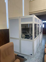 Cabine d'interprétation professionnelle à forte isolation phonique SINGDEN SIB003 avec bureau