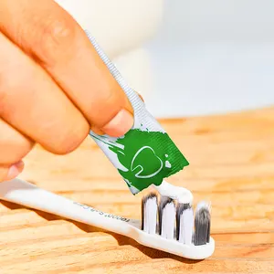ยาสีฟันโรงแรมป้องกันฟันผุ, ยาสีฟันขนาดพกพา, ซองยาสีฟัน 0.1 ออนซ์