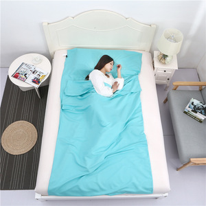 Saco de Dormir Ultraligero Tipo Sobre, Interior de Algodón, Portátil para Adultos, Uso en Viajes y Hoteles, Tela de Poliéster de 400g - Product Image 2
