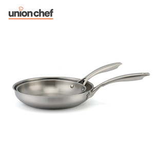 Sartén <span class=keywords><strong>de</strong></span> Acero Inoxidable <span class=keywords><strong>de</strong></span> 3 Capas con Acabado Satinado <span class=keywords><strong>de</strong></span> 8 Pulgadas, 2.0-3.0L, Estilo Americano, <span class=keywords><strong>Precio</strong></span> al por Mayor, UNION <span class=keywords><strong>CHEF</strong></span> - Product Image 3