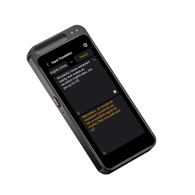 VORMOR Z6 Portable Traducteur De Langue Language Translation Machine World Time Exchange Rate Automatic Voice Translator