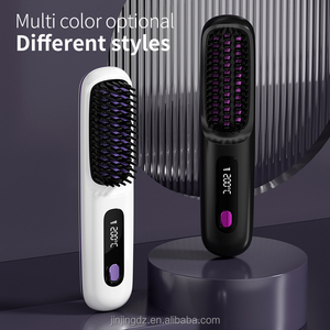 New Portable Wireless Hot Iron Comb Electric <strong>Hair</strong> Beard <strong>Straightener</strong> Brush Cordless Wireless <strong>Hair</strong> <strong>Straightener</strong> <strong>for</strong> <strong>Men</strong> and Women - Product Image 1