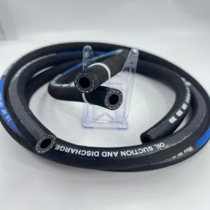 섬유 브레이드 고무 호스 3/8 가스 연료 디스펜서 호스 석유 및 수성 액체 전달용 내유성 호스 - Product Image 4