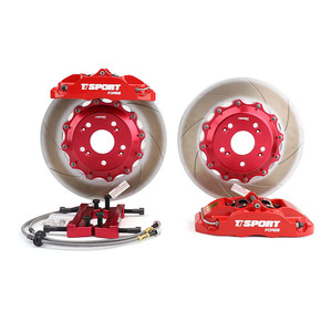 Kit <span class=keywords><strong>Freni</strong></span> Maggiorati da Corsa con Pinze a 4 Pistoni 5440, <span class=keywords><strong>Dischi</strong></span> Freno da 330mm 345mm per Volkswagen <span class=keywords><strong>Polo</strong></span> GTI MK6 Golf 7 MK7 - Product Image 1